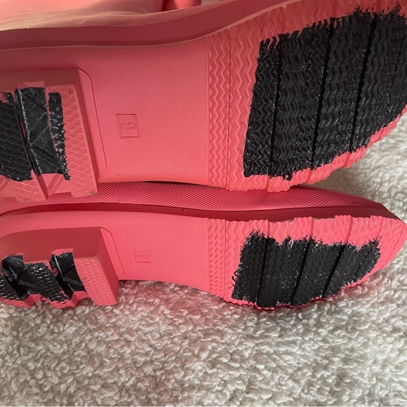 NEW ladies Serra deep pink tall rain boots - Picture 2 of 6